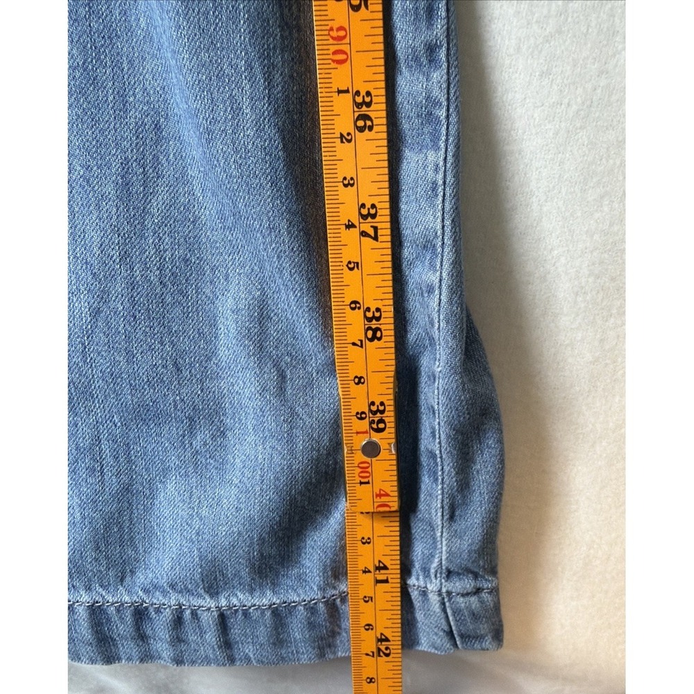 Free People Sea Breeze Blue Halter Wide Leg Jumpsuit Women's S NWT Lyocell - Picture 14 of 16